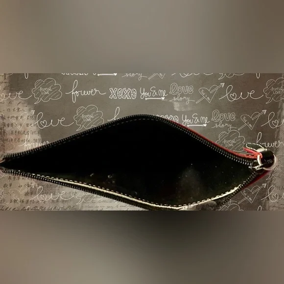 LODIS Black Leather Audrey Long Stacker Card Case  NWOT - Picture 5 of 7